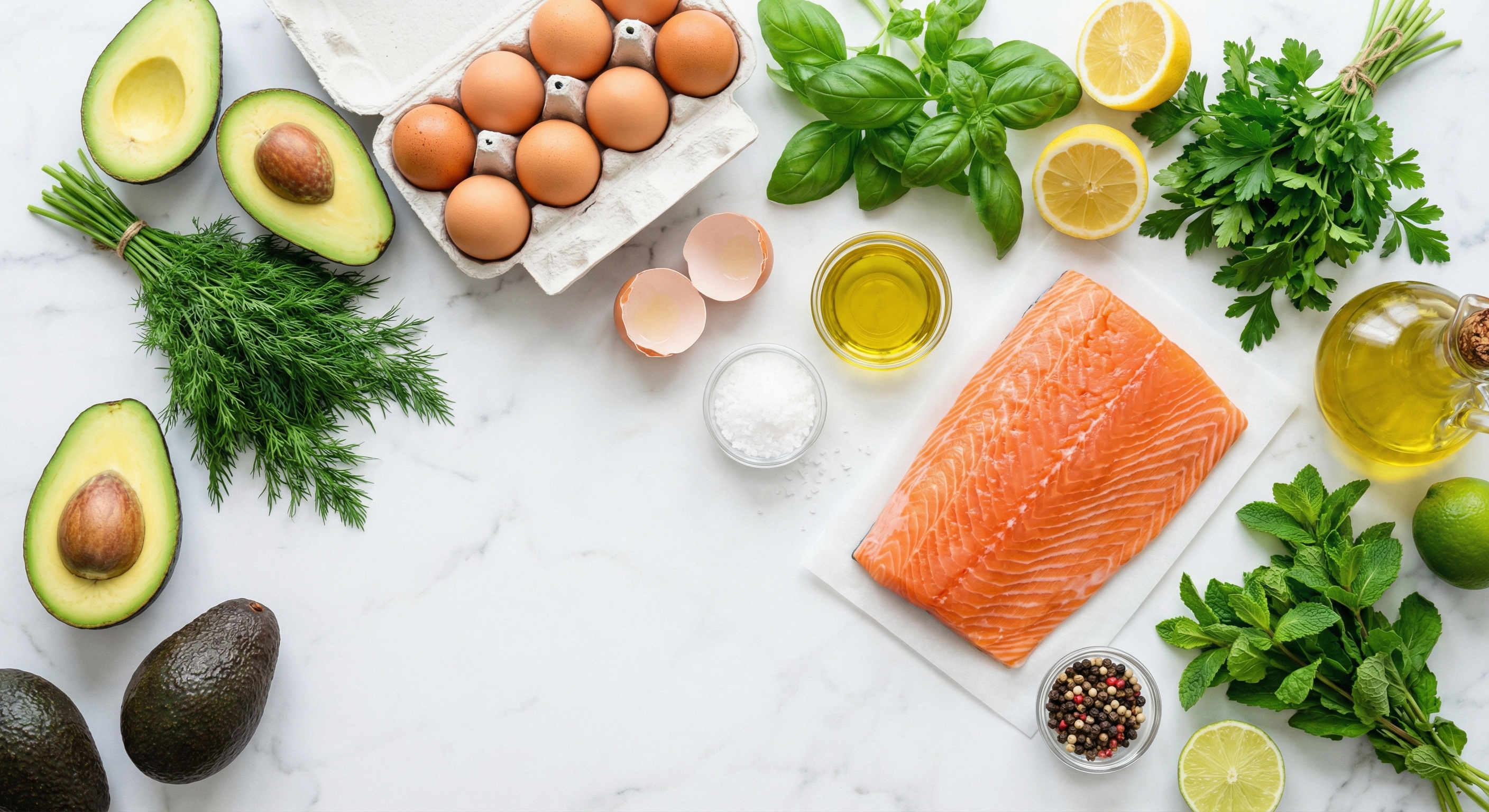 Fresh healthy food ingredients